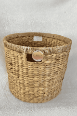 Hasır Silindir Sepet Büyük Boy