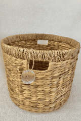 Hasır Silindir Sepet Orta Boy